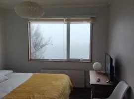 Habitación doble en Niebla, con baño privado y vista al mar