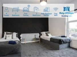 Stylish House By Keysleeps Central&Free Parking&Games Room At St Helens