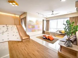 KidsVille Slide, Kids-Friendly Family Oasis JB Medini Legoland, Johor, Malaysia