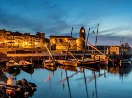 F2 à Collioure avec piscine et tennis