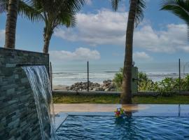 En Ocean Infinity Pool Villa Overlooking Sea ,Beach Touch，位于阿利鲍格的乡村别墅