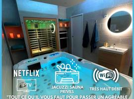 Escapade Relaxante - Spa - Jacuzzi - Sauna - Privés，位于利勒阿当的酒店