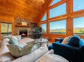 Beautiful 4BR Mountain View Cabin A Retreat for Everyone，位于墨菲的酒店