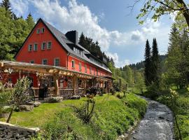 Erlebnishotel & Restaurant Fichtenhäusel am Pöhlagrund，位于Kühberg的酒店