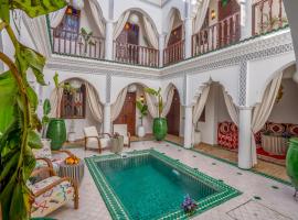 Riad Ekla Boutique Hotel，位于马拉喀什的摩洛哥传统庭院