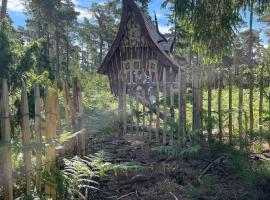 Fairytale tinyhouse near the sea - Häxans hus，位于Gothem的木屋
