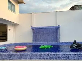 Casa La milagrosa con piscina privada y aire acondicionado