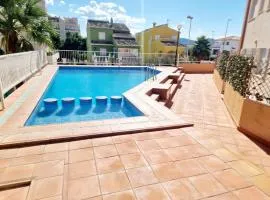 Apartamento Duna - terraza con vistas al mar