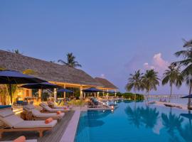 Emerald Faarufushi Resort & Spa - Deluxe All Inclusive，位于鲁阿环礁潘塔诺巴尔加斯纪念碑附近的酒店