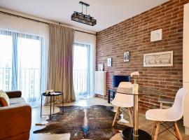 Przy moście pieszo-rowerowym BETTER PLACE Port Praski Loft，位于华沙的Spa酒店