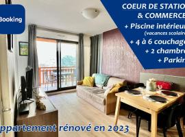 Appartement familial avec parking centre Valberg，位于Péone的滑雪度假村