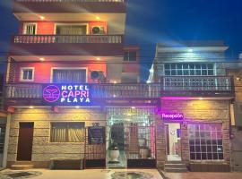 Hotel Capri Playa a una calle de la Playa Regatas，位于韦拉克鲁斯Malecon的酒店