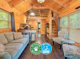 Eden Cabin Forested Tiny Home On Lookout Mtn，位于查塔努加的小屋