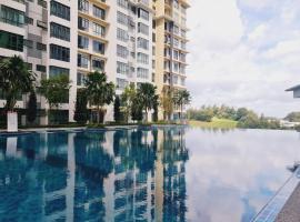New! 4-7pax 2bedrooms condo near Mount Austin JB，位于新山的酒店