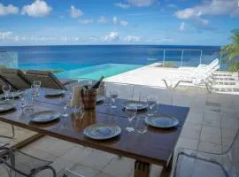 Oceanfront Private Pier waterfront Caribbean sea Villa