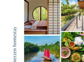 InnerZen Riverside homestay Ben Tre - Japanese style，位于Ấp Phú Hòa (3)的公寓