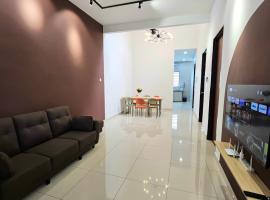 Air-home No 28 Simpang near Aulong Econsave, 3BR, 7pax, Netflix，位于新邦的酒店