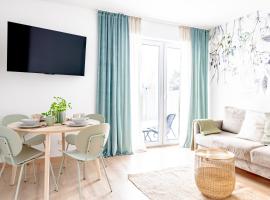 Apartamenty Sea Colors - Nowoczesne i Komfortowe Apartamenty w Jastrzębiej Górze，位于加茨比亚格拉的酒店