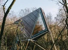 K2 Kudhva Treehouse Cabin for 2 in Tintagel