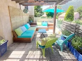 appartement dans villa aquarelle