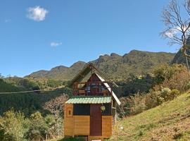 casita en la montaña, cabañas paraíso，位于Sesquilé的酒店