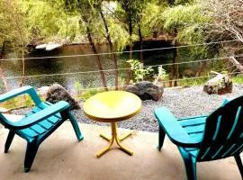 Retro Casita on the River! only 1 min to SNP gate! Riverfront with swimming