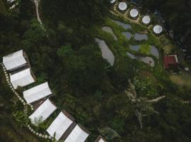 Glamping tent in Pelaga Eco Park，位于Pacung秘密花园村附近的酒店