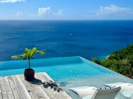 Infinity Luxury Villa - Stunning Sea and Piton Views，位于苏弗里耶尔的乡村别墅