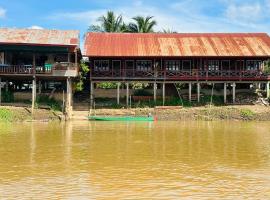 Happy bangalow 4000ilands Riverside，位于Muang Không的酒店