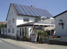 Gasthof Pension Grüne Au，位于Obernzenn的酒店