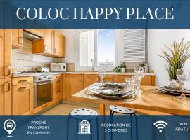COLOC HAPPY PLACE - Belle colocation de 3 chambres - Wifi gratuit，位于安纳马斯的住宿加早餐旅馆