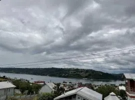 Casa vista canal Dalcahue