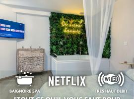 L'Éden Zen – Suite Natura，位于贝济耶的带按摩浴缸的酒店