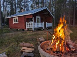 Pine Tree Cabin，位于Glommersträsk的露营地