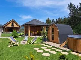 Domki nad jeziorem czorsztyńskim