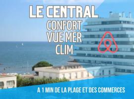 Le Central Vue Mer Clim Plage 2min Cosy Confort - Jetservices Conciergerie，位于拉格朗德默特的高尔夫酒店