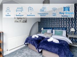 NEW Four Bedroom House By Keysleeps Short Lets Workington Contractor Leisure Beach Location Lake District，位于Siddick的度假短租房