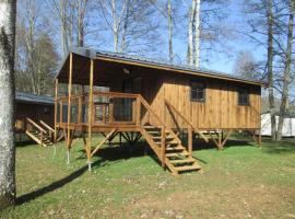 Camping la Borie Basse，位于Condat的酒店
