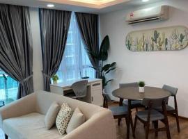 Vivacity Megamall Jazz Suite Kuching 8pax 3BR #Joyoustayz，位于古晋的公寓