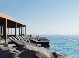 Magma Resort Santorini, In The Unbound Collection By Hyatt，位于Vourvoulos的Spa酒店
