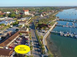 Historic Waterfront Marion Motor Lodge in downtown St Augustine，位于圣奥古斯丁的酒店