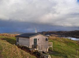 Sea View Cabin，位于Clashnessie的海滩短租房