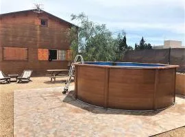 Carmeta - Casa Rural de madera con jardín, piscina privada y barbacoa - Deltavacaciones