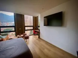 Cozy Loft 14th-Floor for 4 in the heart of Bogotá