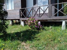 Cabaña cómoda, amoblada vista al mar，位于蒙特港的酒店