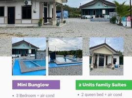 Rumah Armand Private Pool 5 bilik Pengkalan Balak Tg Bidara Masjid Tanah Melaka，位于马日丹那的带泳池的酒店