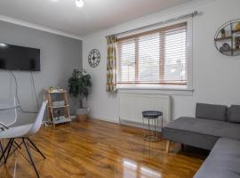 1 bed apartment central Hamilton free wifi with great transport links to Glasgow，位于汉密尔顿的酒店