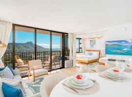 Waikiki Banyan: Diamond Head and Ocean View Condo!，位于檀香山的公寓