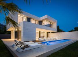 5-Star Villa Calma I with Heated Pool, Jacuzzi, Sea and Palm Tree Garden，位于斯塔利格拉德-帕克利尼卡的酒店