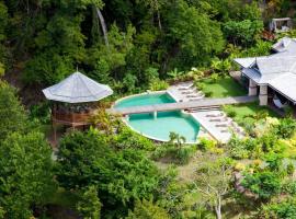 Amazing 6 BR Ocen View Villa in Marigot Bay，位于马里戈特湾的酒店